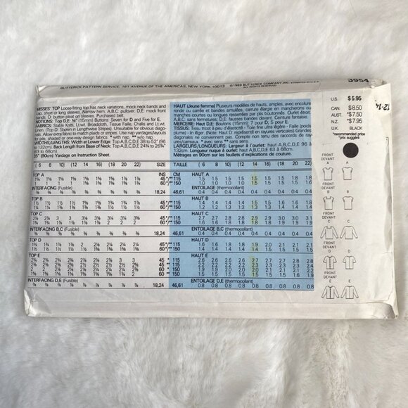 3 Butterick Sewing Patterns - Picture 3 of 7